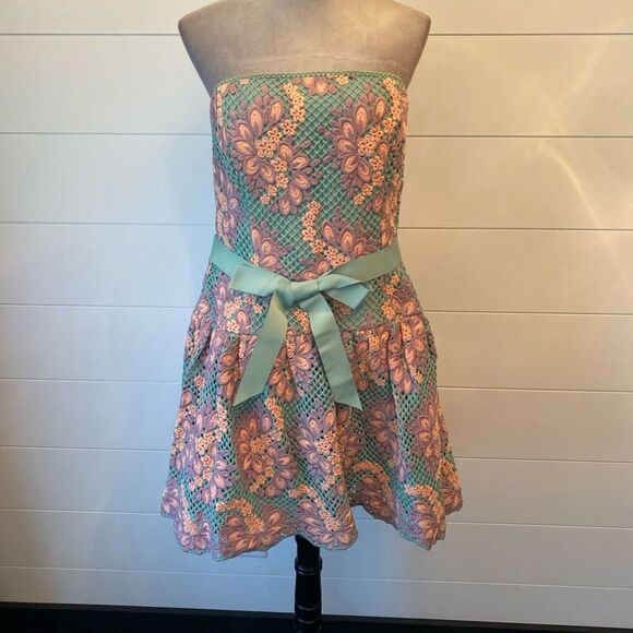 SHOSHANNA MIDNIGHT ESTER DRESS MINI COCKTAIL DRESS SIZE 12 - Picture 1 of 11